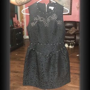 Black Pouf Dress